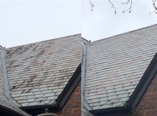 Slate Roof Washing in St. Louis, MO